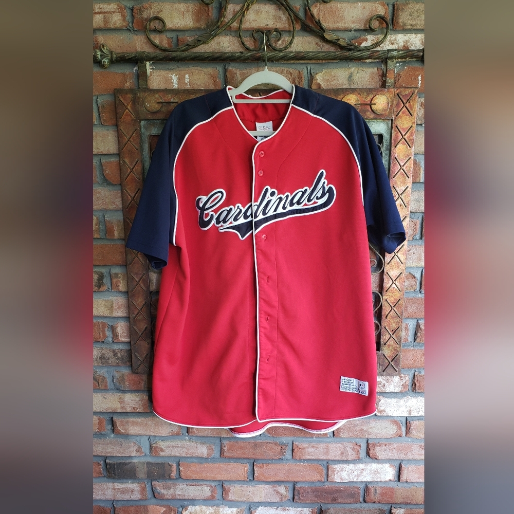 Red True Fan Baseball Jersey